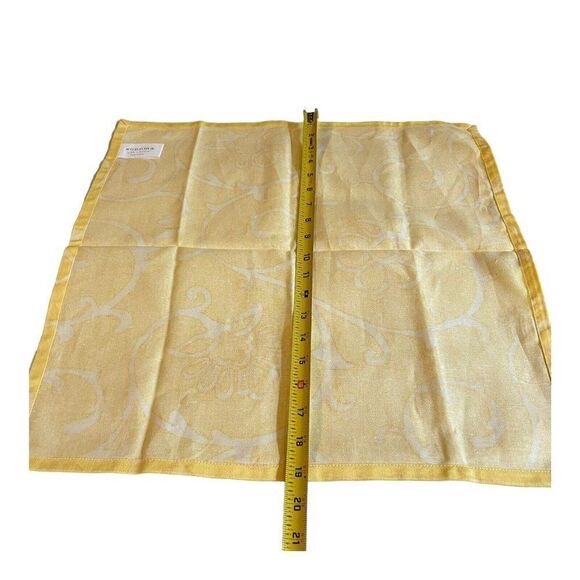 Sonoma Spring Set Yellow Floral Set Of 4 Napkins 5 Placemats Flowers LOT Formal - Picture 7 of 16